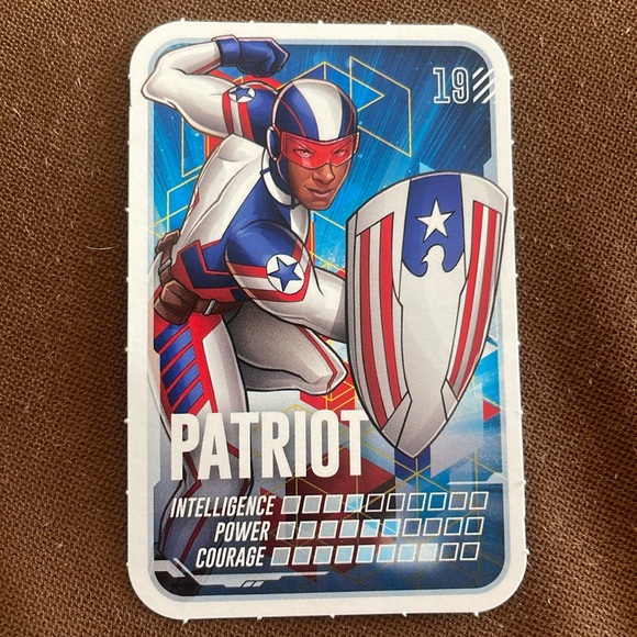Marvel Collectible Card #19 - PATRIOT - Picture 3 of 3
